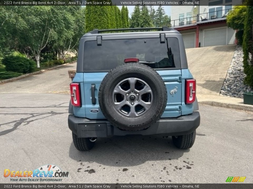 2022 Ford Bronco Big Bend 4x4 2-Door Area 51 / Dark Space Gray Photo #5