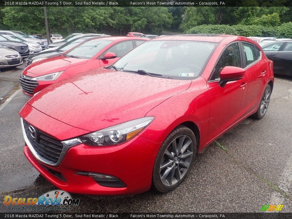 2018 Mazda MAZDA3 Touring 5 Door Soul Red Metallic / Black Photo #1