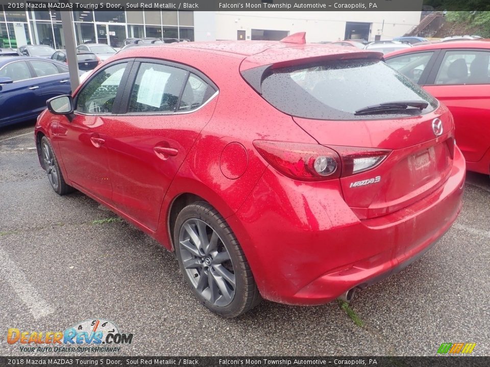 2018 Mazda MAZDA3 Touring 5 Door Soul Red Metallic / Black Photo #2