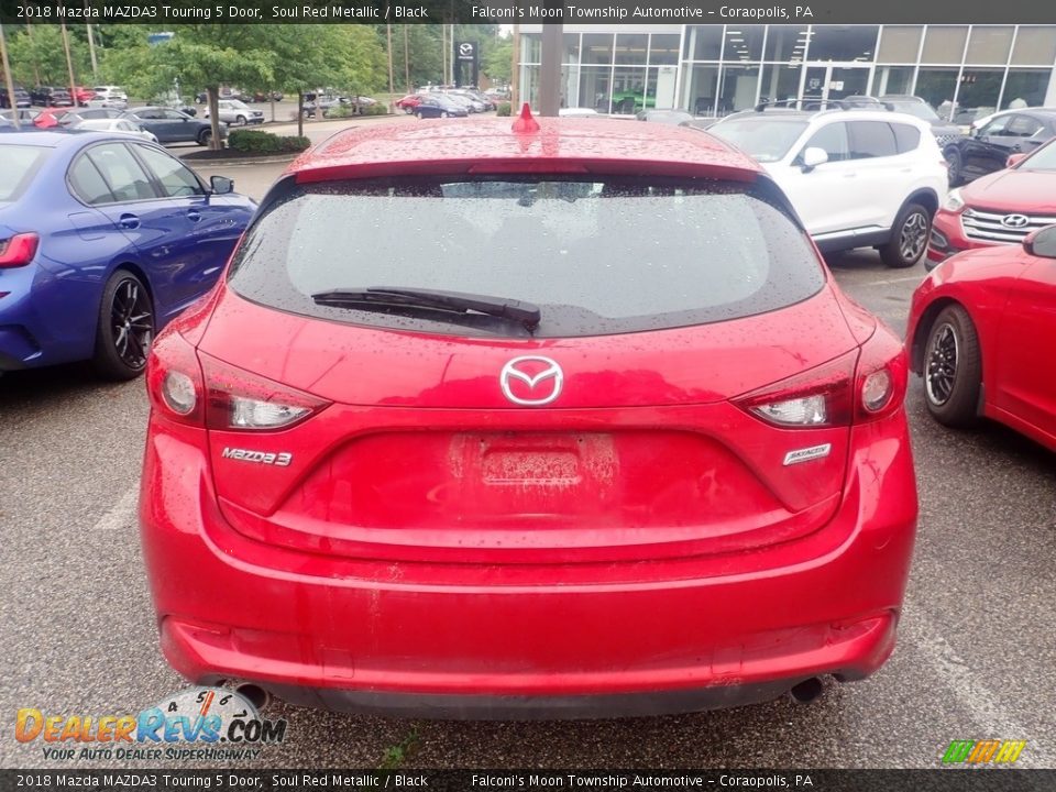 2018 Mazda MAZDA3 Touring 5 Door Soul Red Metallic / Black Photo #3