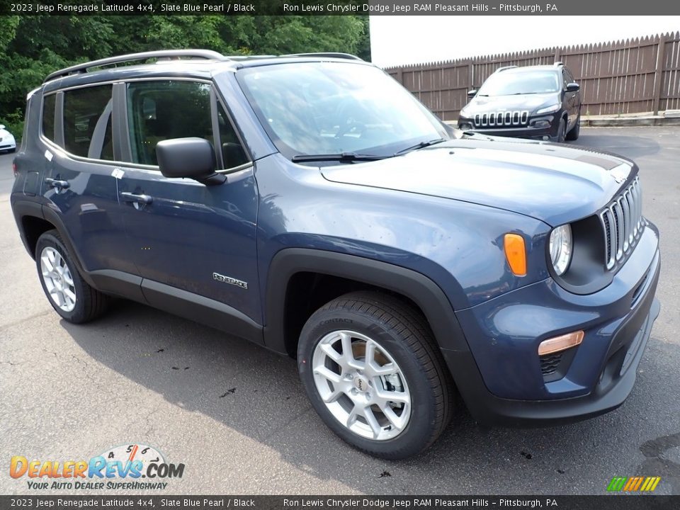 2023 Jeep Renegade Latitude 4x4 Slate Blue Pearl / Black Photo #8