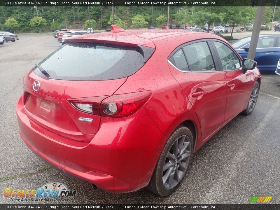 2018 Mazda MAZDA3 Touring 5 Door Soul Red Metallic / Black Photo #4