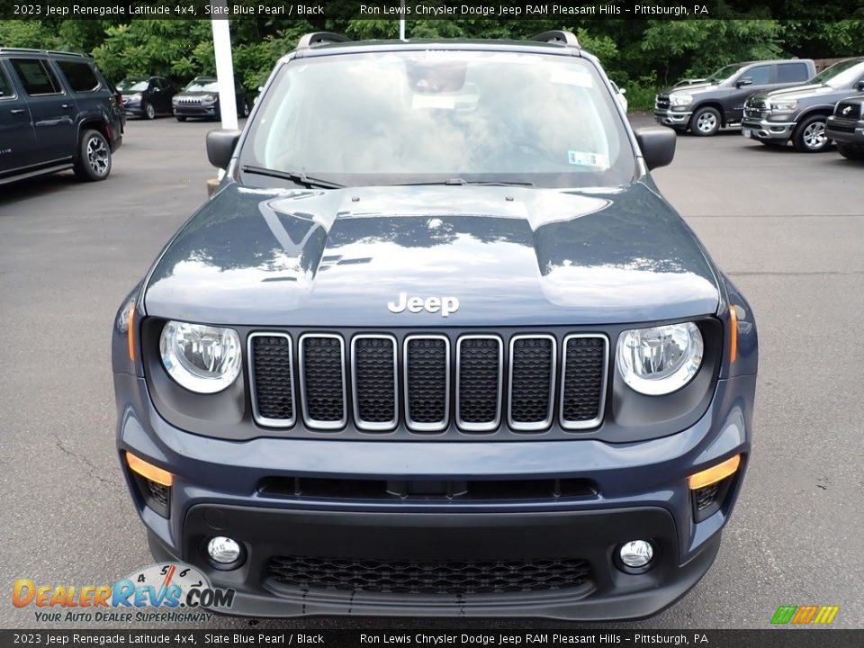 2023 Jeep Renegade Latitude 4x4 Slate Blue Pearl / Black Photo #9