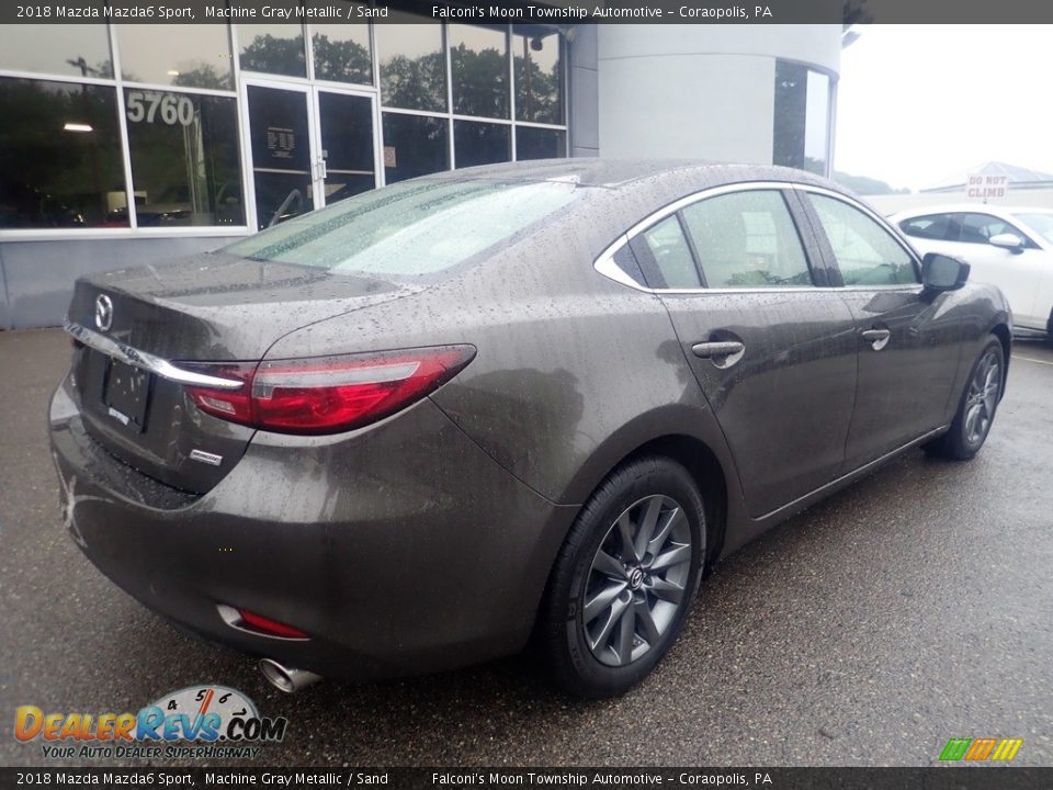 2018 Mazda Mazda6 Sport Machine Gray Metallic / Sand Photo #2