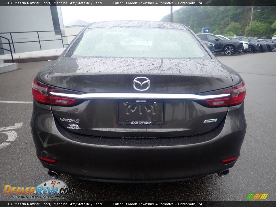 2018 Mazda Mazda6 Sport Machine Gray Metallic / Sand Photo #3