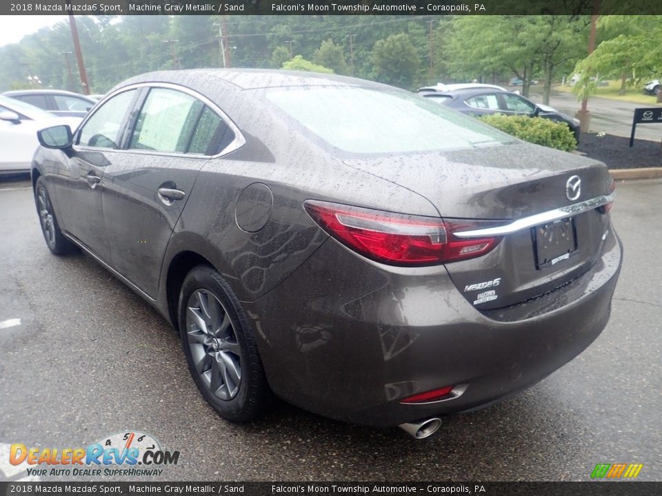 2018 Mazda Mazda6 Sport Machine Gray Metallic / Sand Photo #4