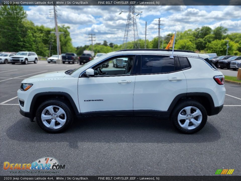 White 2020 Jeep Compass Latitude 4x4 Photo #15