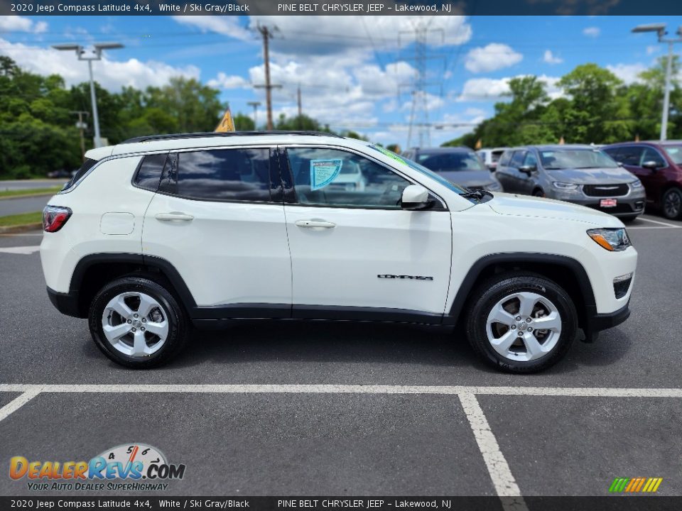 White 2020 Jeep Compass Latitude 4x4 Photo #20