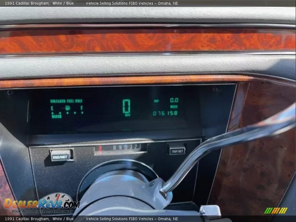 1991 Cadillac Brougham  Gauges Photo #7