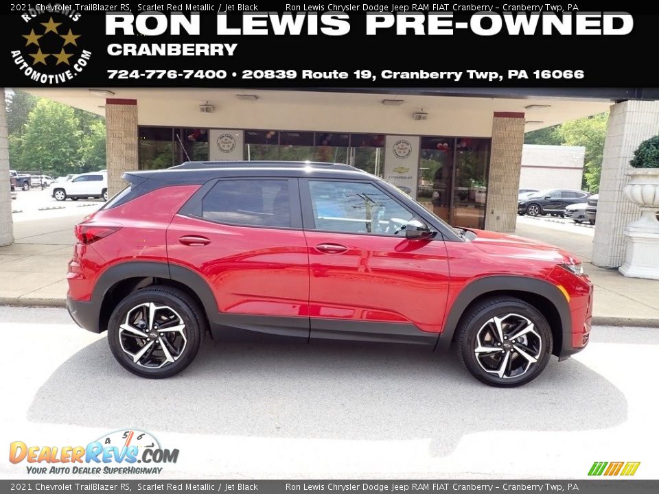 2021 Chevrolet TrailBlazer RS Scarlet Red Metallic / Jet Black Photo #1