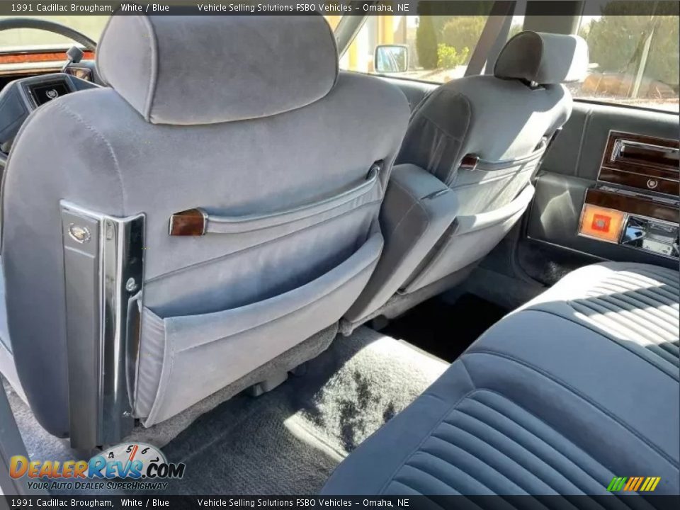 Rear Seat of 1991 Cadillac Brougham  Photo #10