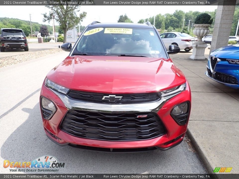 2021 Chevrolet Trailblazer RS Scarlet Red Metallic / Jet Black Photo #3