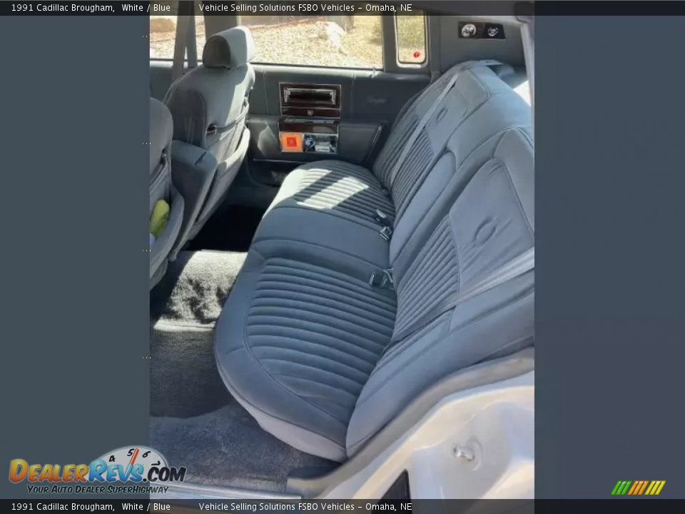 Rear Seat of 1991 Cadillac Brougham  Photo #11