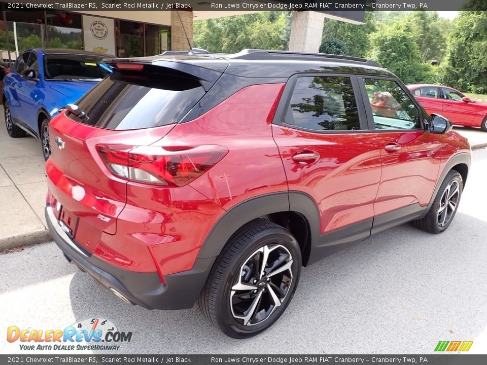 2021 Chevrolet Trailblazer RS Scarlet Red Metallic / Jet Black Photo #7