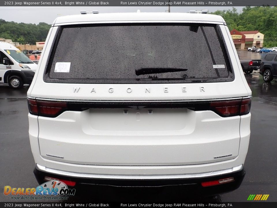 2023 Jeep Wagoneer Series II 4x4 Bright White / Global Black Photo #4