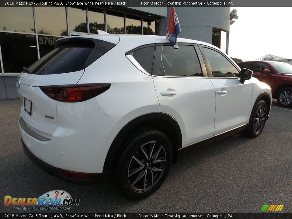 2018 Mazda CX-5 Touring AWD Snowflake White Pearl Mica / Black Photo #2