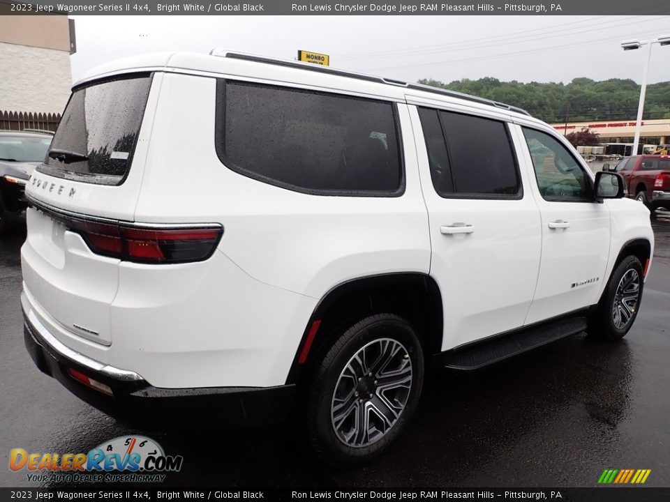 2023 Jeep Wagoneer Series II 4x4 Bright White / Global Black Photo #6