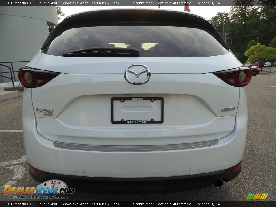 2018 Mazda CX-5 Touring AWD Snowflake White Pearl Mica / Black Photo #3