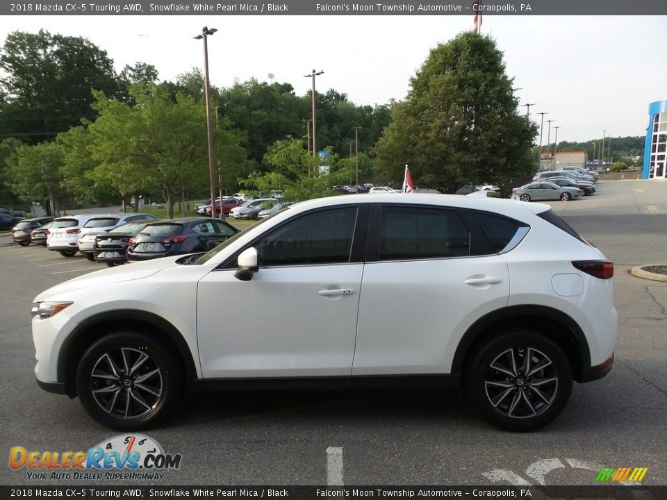 2018 Mazda CX-5 Touring AWD Snowflake White Pearl Mica / Black Photo #6