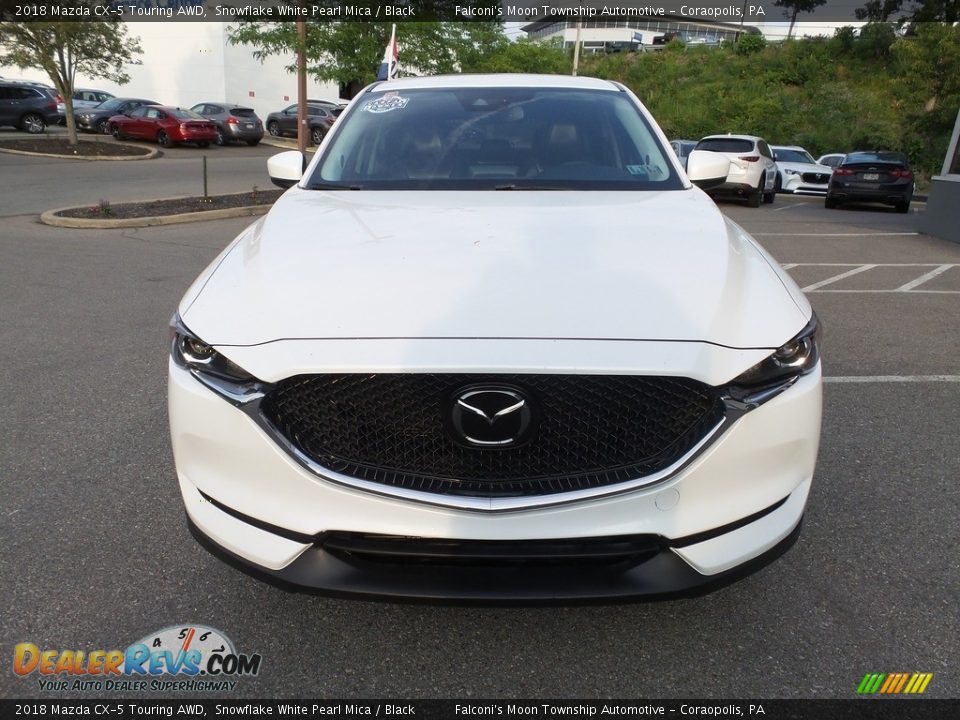 2018 Mazda CX-5 Touring AWD Snowflake White Pearl Mica / Black Photo #8