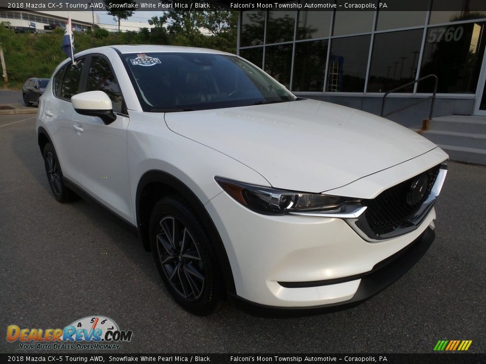 2018 Mazda CX-5 Touring AWD Snowflake White Pearl Mica / Black Photo #9