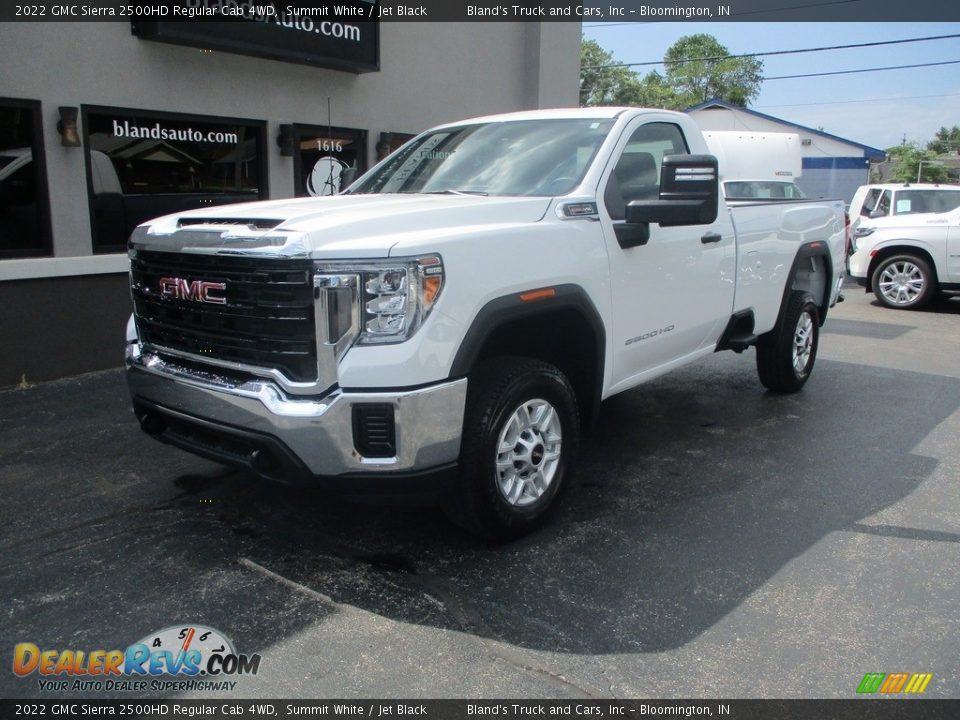 2022 GMC Sierra 2500HD Regular Cab 4WD Summit White / Jet Black Photo #2