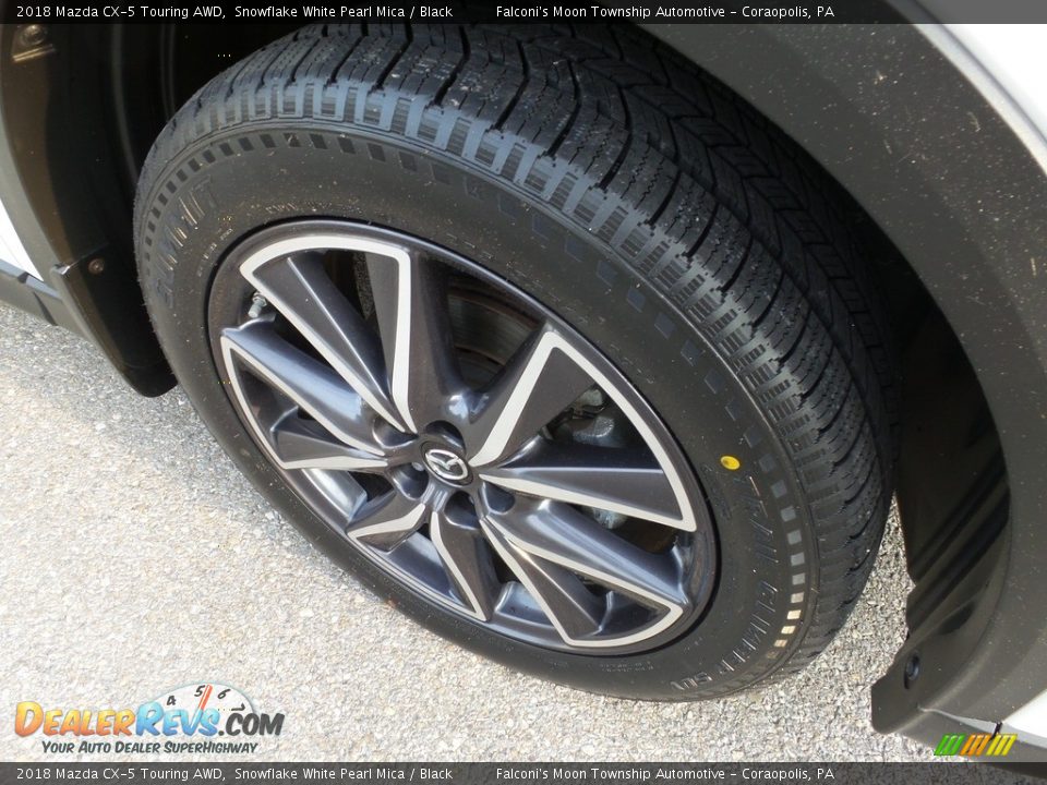 2018 Mazda CX-5 Touring AWD Snowflake White Pearl Mica / Black Photo #10
