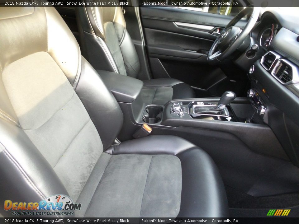 2018 Mazda CX-5 Touring AWD Snowflake White Pearl Mica / Black Photo #11