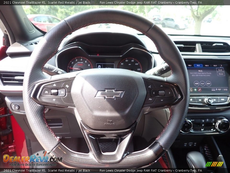 2021 Chevrolet TrailBlazer RS Scarlet Red Metallic / Jet Black Photo #19