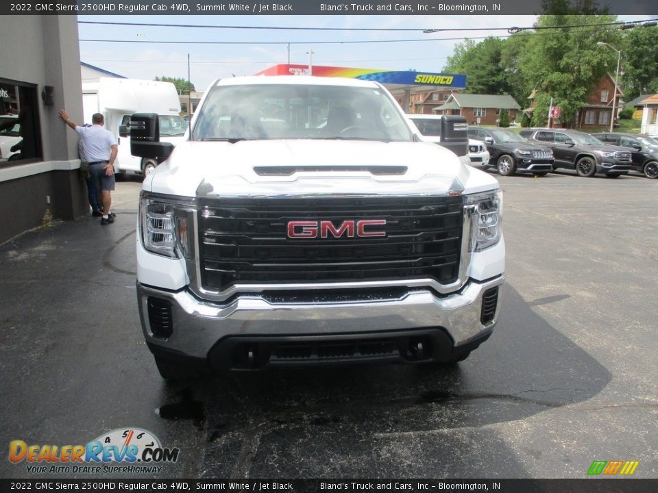 2022 GMC Sierra 2500HD Regular Cab 4WD Summit White / Jet Black Photo #7