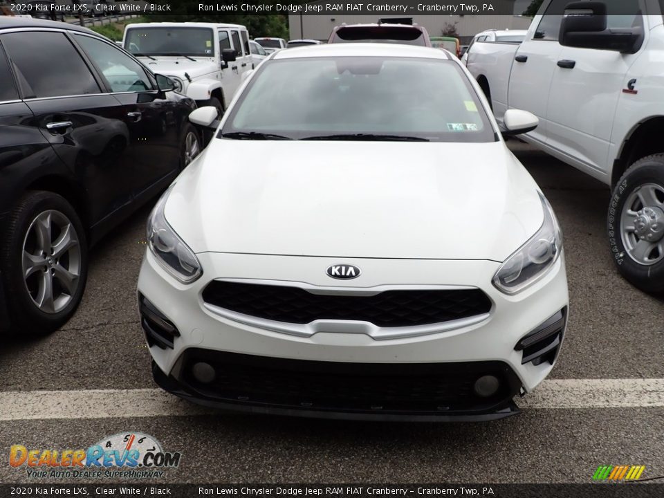 2020 Kia Forte LXS Clear White / Black Photo #2