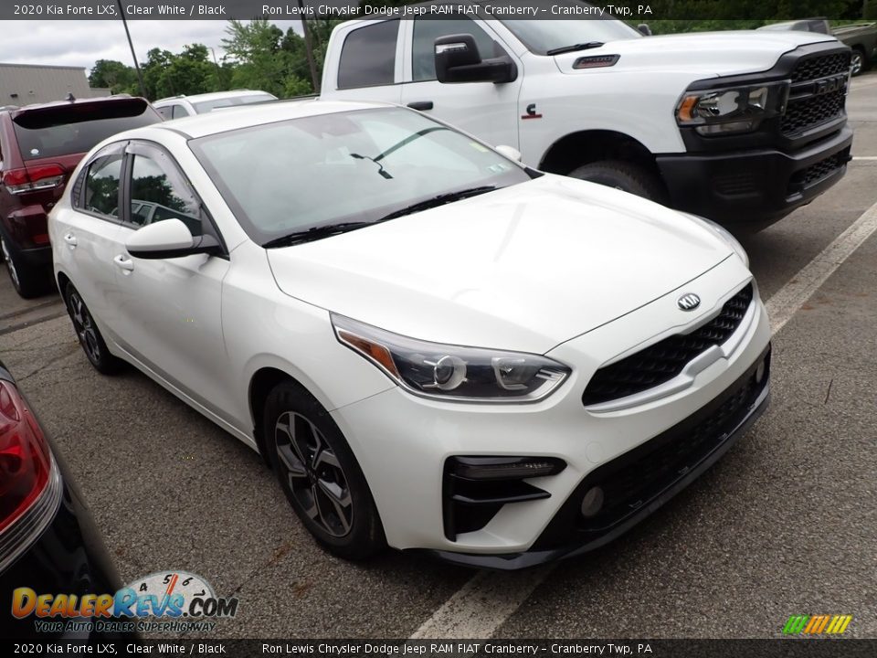 2020 Kia Forte LXS Clear White / Black Photo #3