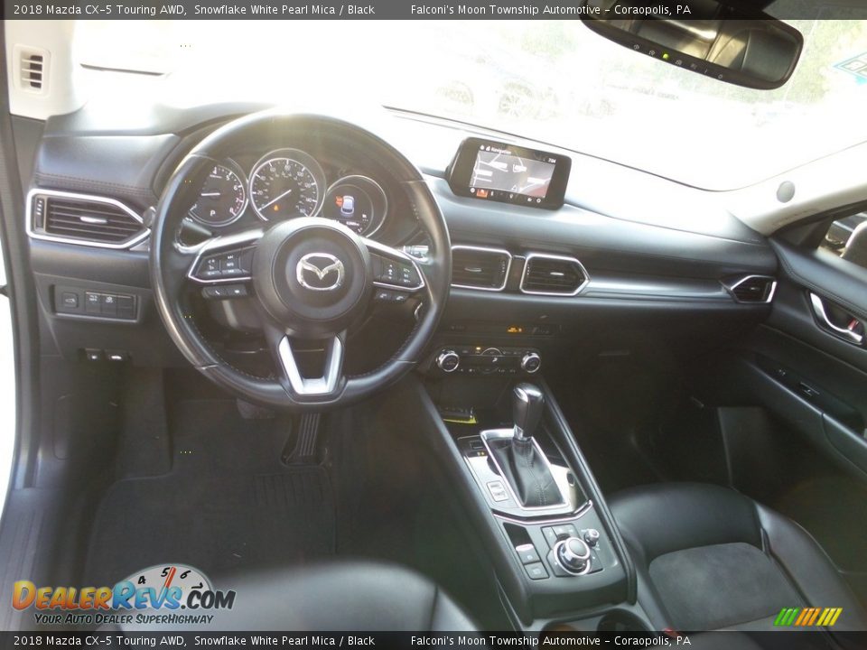 2018 Mazda CX-5 Touring AWD Snowflake White Pearl Mica / Black Photo #19
