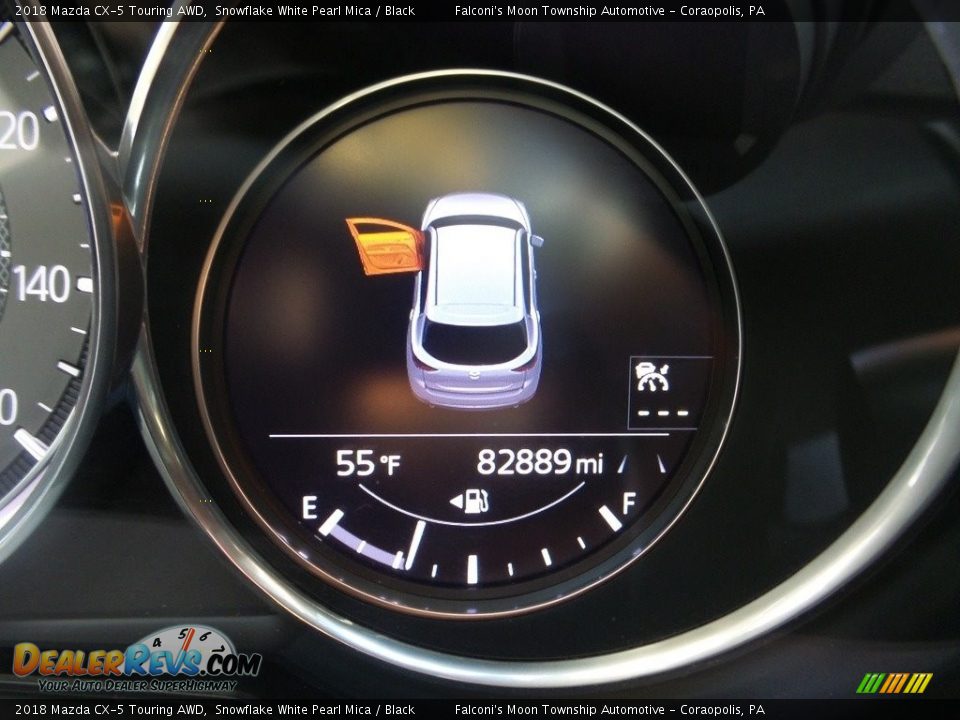 2018 Mazda CX-5 Touring AWD Snowflake White Pearl Mica / Black Photo #28