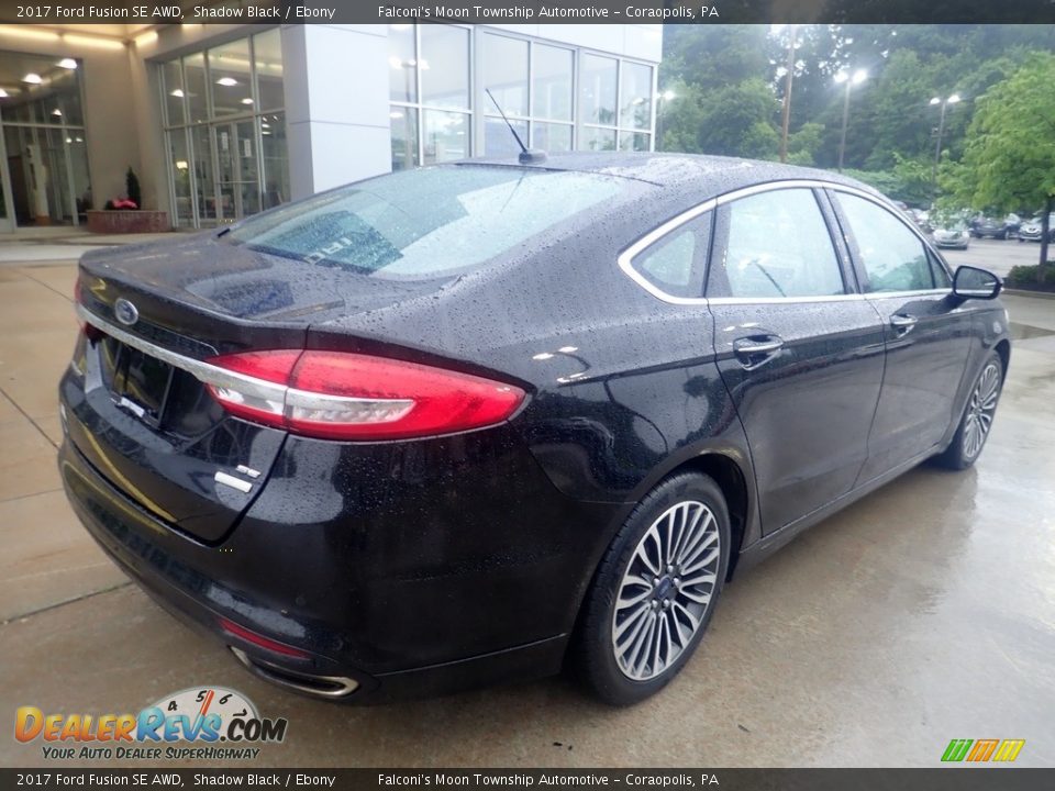 2017 Ford Fusion SE AWD Shadow Black / Ebony Photo #2