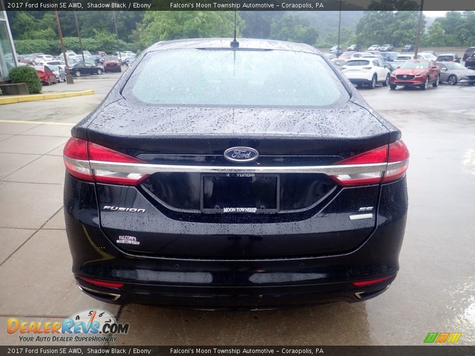 2017 Ford Fusion SE AWD Shadow Black / Ebony Photo #3