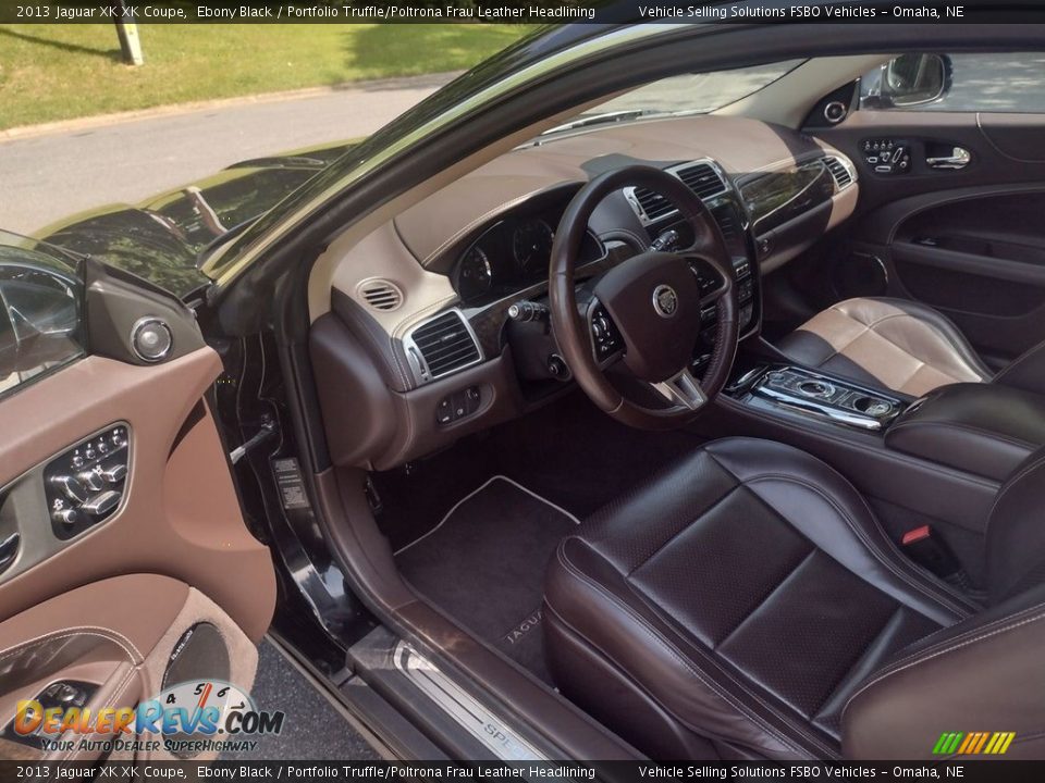 Portfolio Truffle/Poltrona Frau Leather Headlining Interior - 2013 Jaguar XK XK Coupe Photo #2