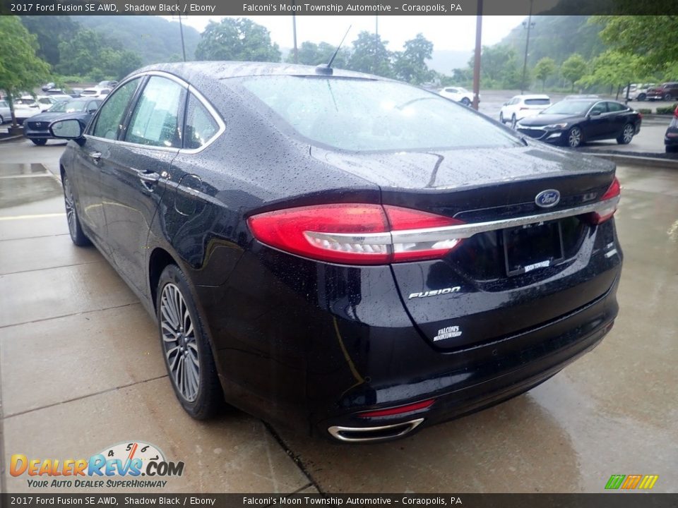 2017 Ford Fusion SE AWD Shadow Black / Ebony Photo #5