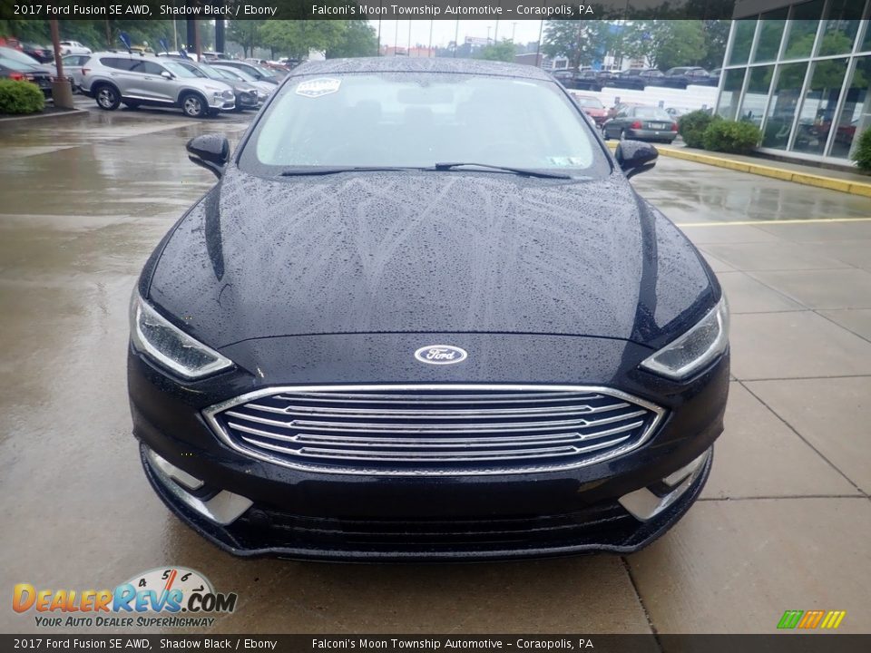 2017 Ford Fusion SE AWD Shadow Black / Ebony Photo #8