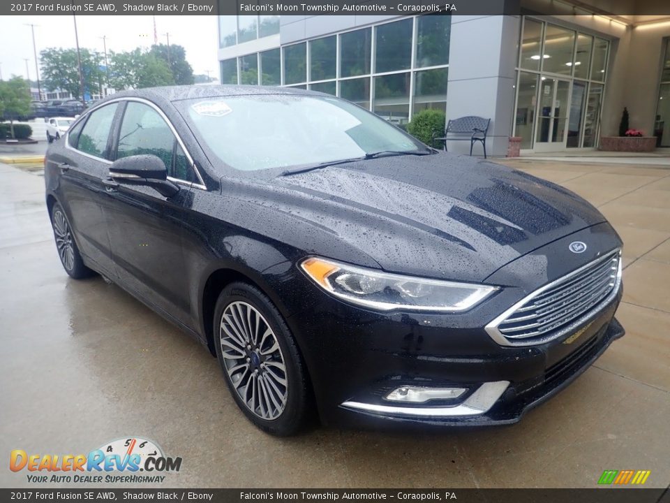 2017 Ford Fusion SE AWD Shadow Black / Ebony Photo #9
