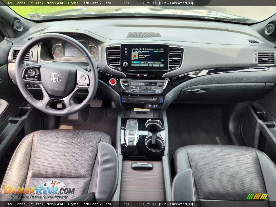 Dashboard of 2020 Honda Pilot Black Edition AWD Photo #13