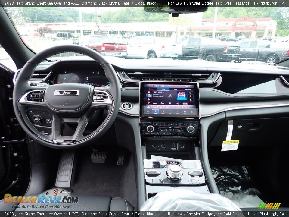 Dashboard of 2023 Jeep Grand Cherokee Overland 4XE Photo #13