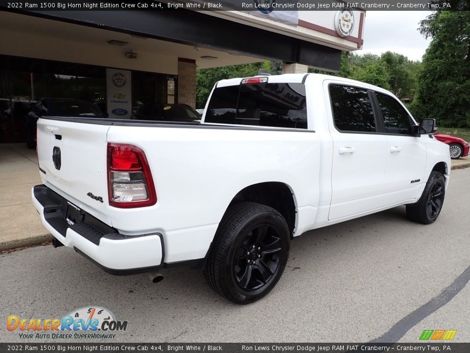 2022 Ram 1500 Big Horn Night Edition Crew Cab 4x4 Bright White / Black Photo #8