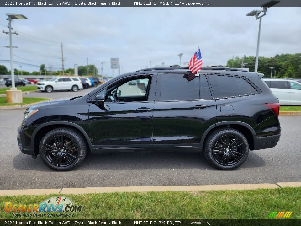 2020 Honda Pilot Black Edition AWD Crystal Black Pearl / Black Photo #18