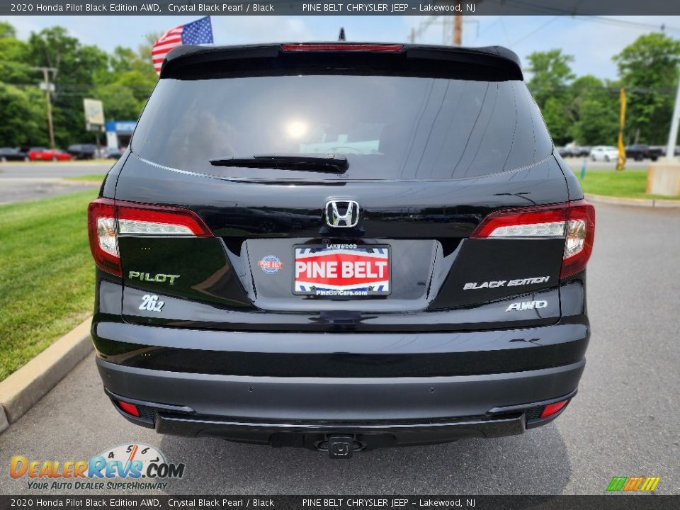 2020 Honda Pilot Black Edition AWD Crystal Black Pearl / Black Photo #20