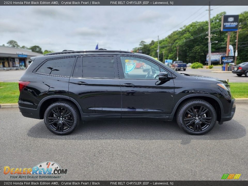 2020 Honda Pilot Black Edition AWD Crystal Black Pearl / Black Photo #22