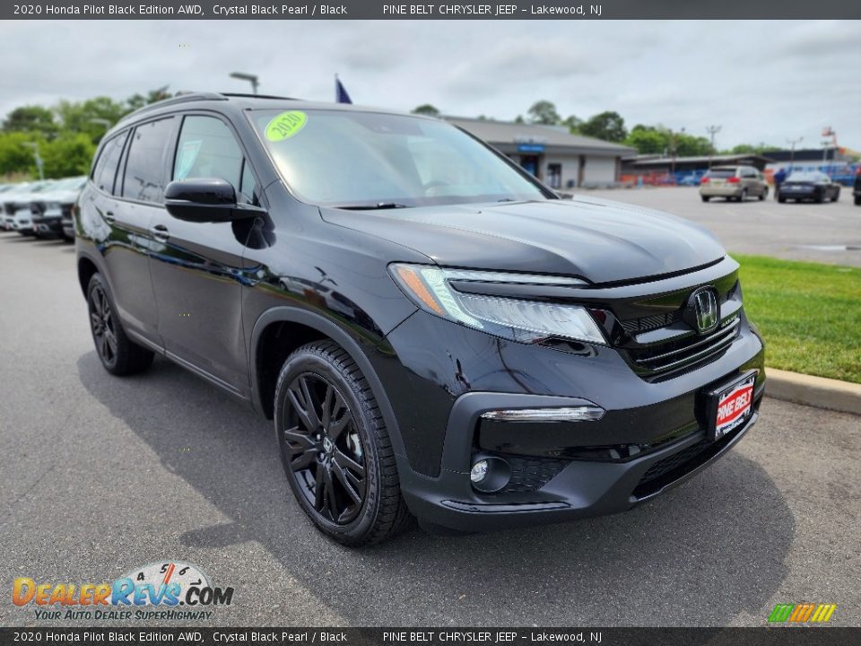 2020 Honda Pilot Black Edition AWD Crystal Black Pearl / Black Photo #23