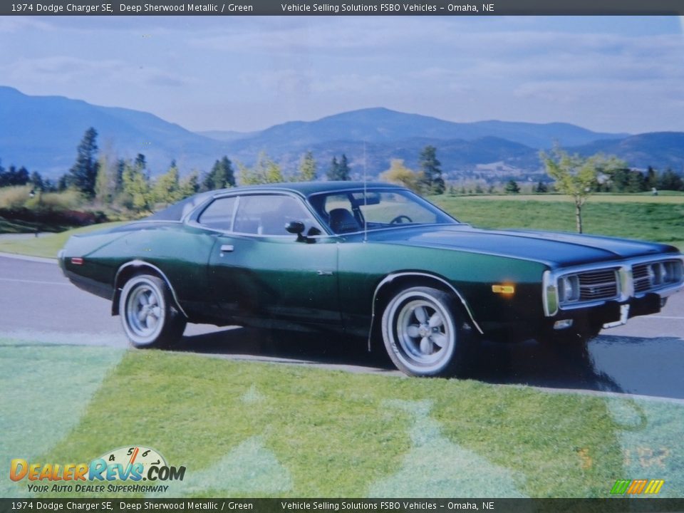 Deep Sherwood Metallic 1974 Dodge Charger SE Photo #1