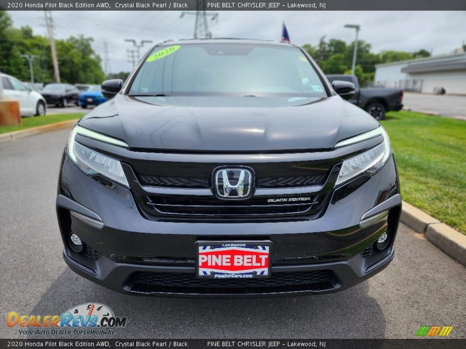 2020 Honda Pilot Black Edition AWD Crystal Black Pearl / Black Photo #24