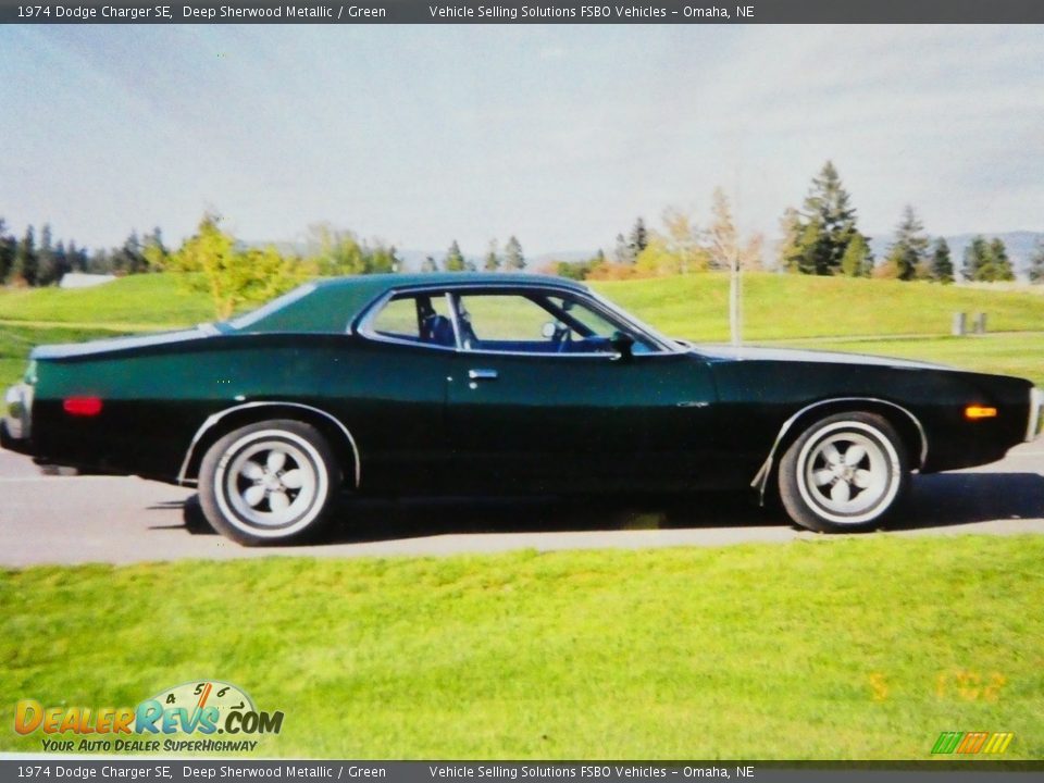 Deep Sherwood Metallic 1974 Dodge Charger SE Photo #3